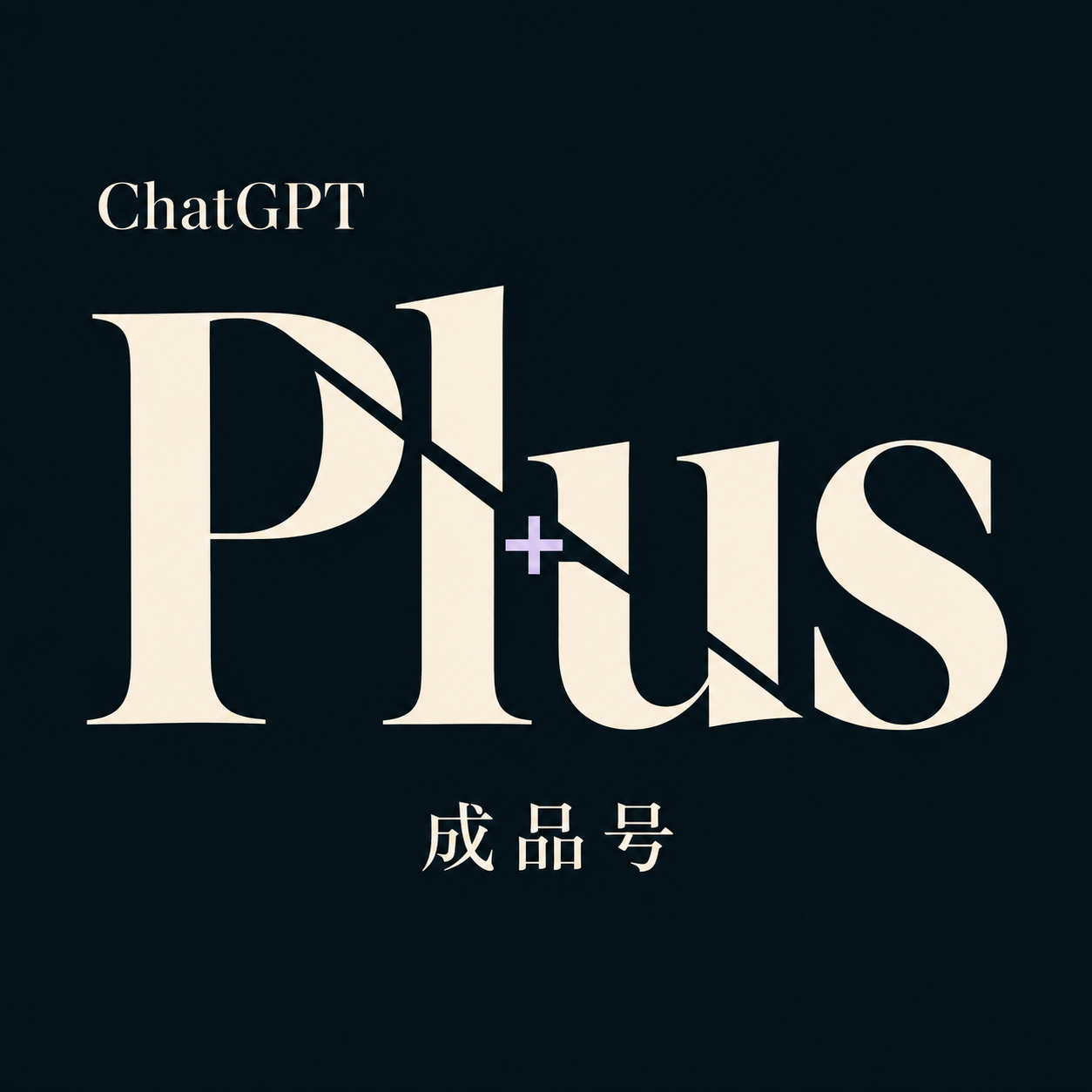 ChatGPT Plus 成品号